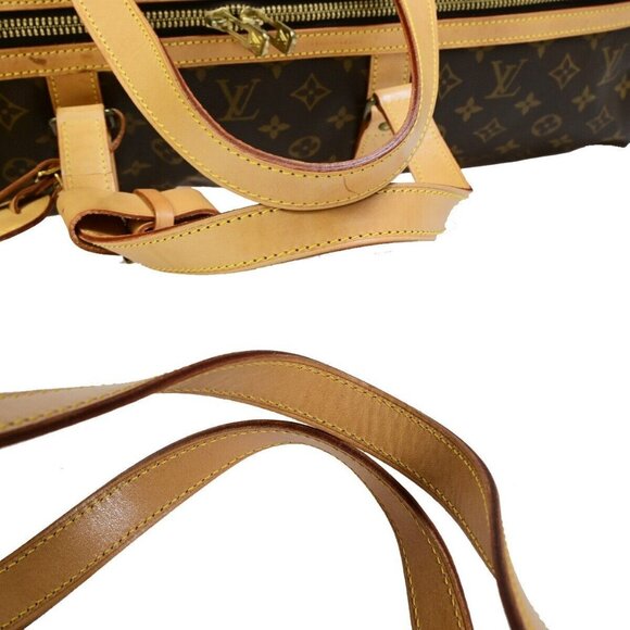 LOUIS VUITTON Sac Souple 55 Travel Hand Bag Monogram Leather - Picture 8 of 14